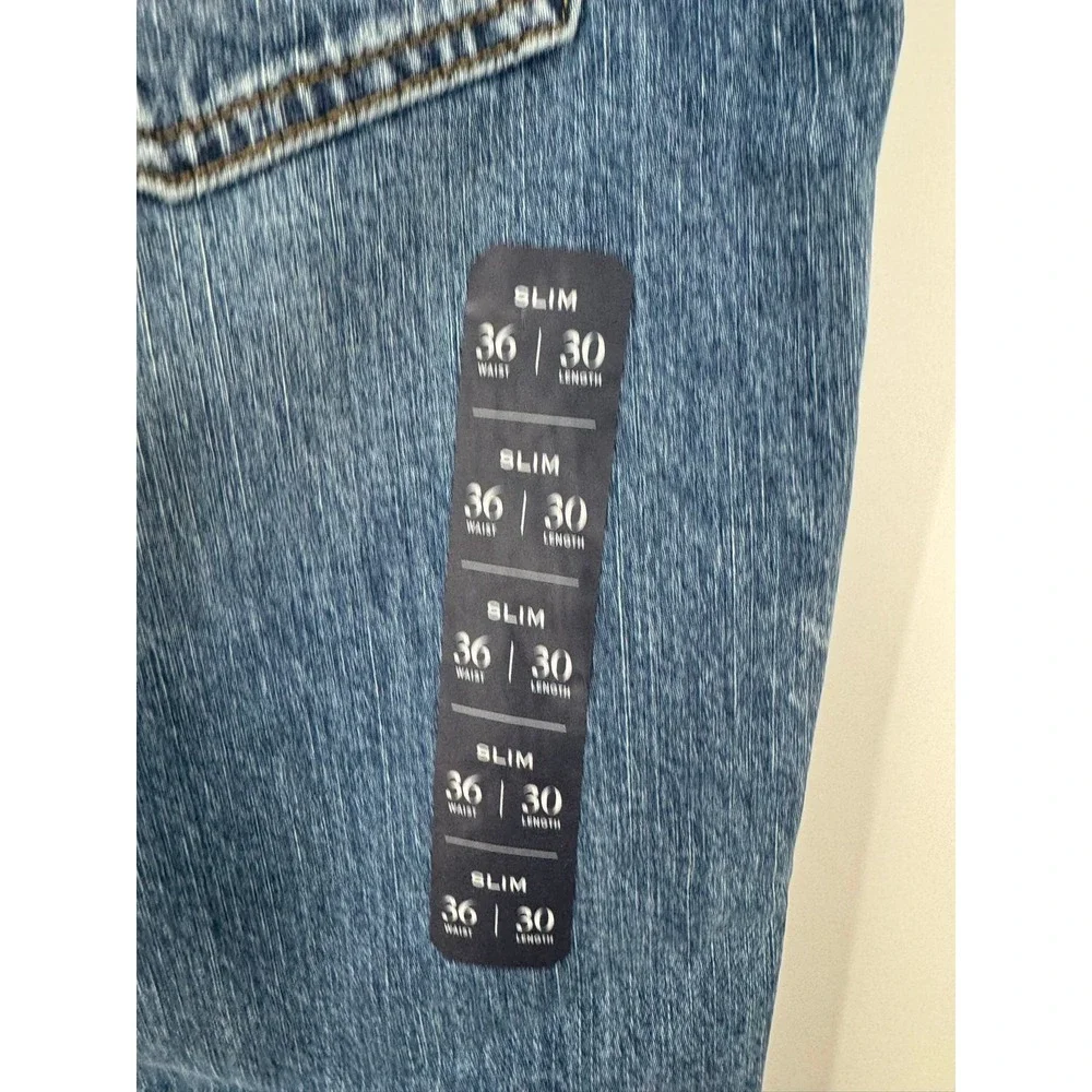 J Crew Mens Slim Vintage Flex Jeans Medium Wash Size 36x30‎